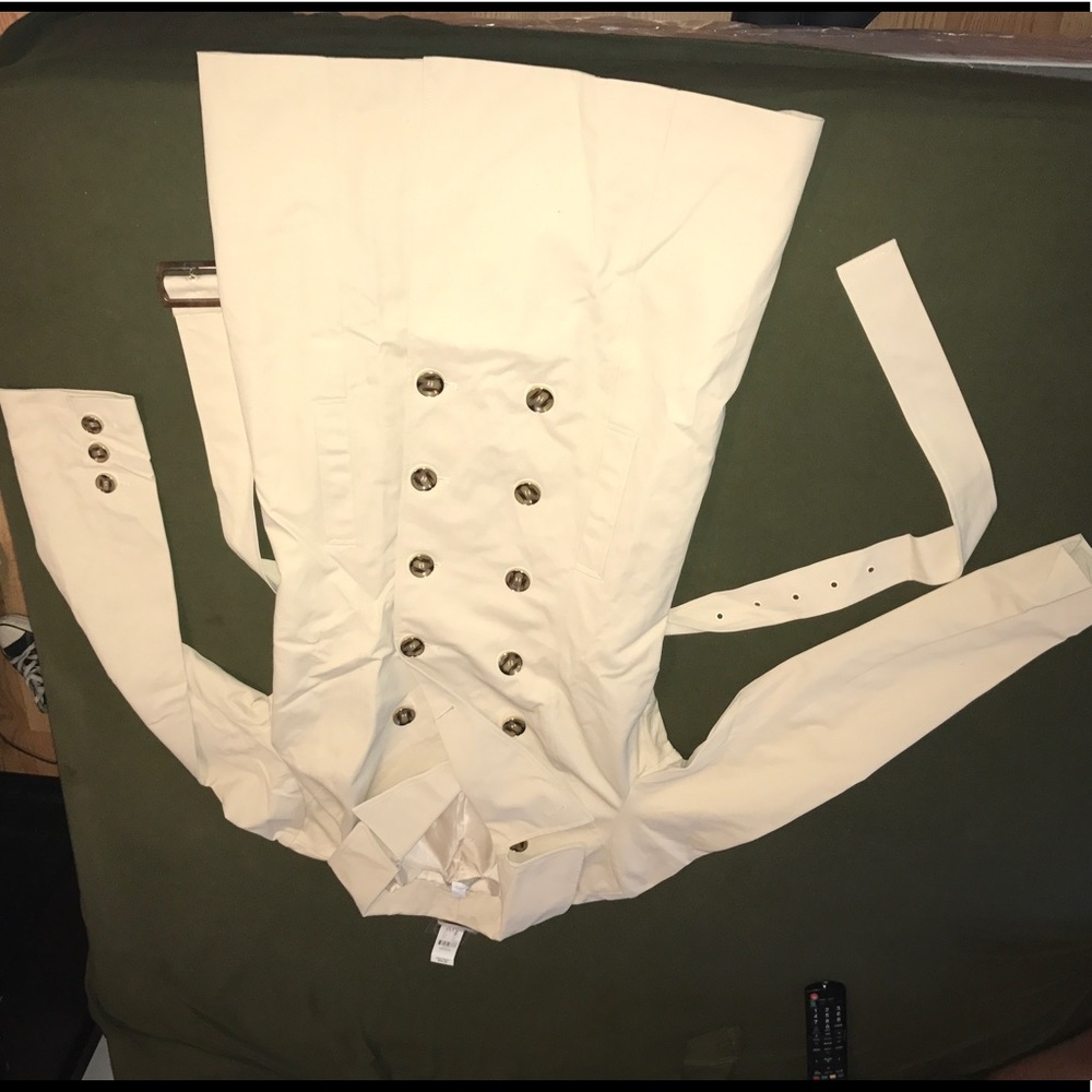 Beige trench coat brand new